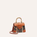 Goyard Saigon Structured Mini Bag Black and Brown